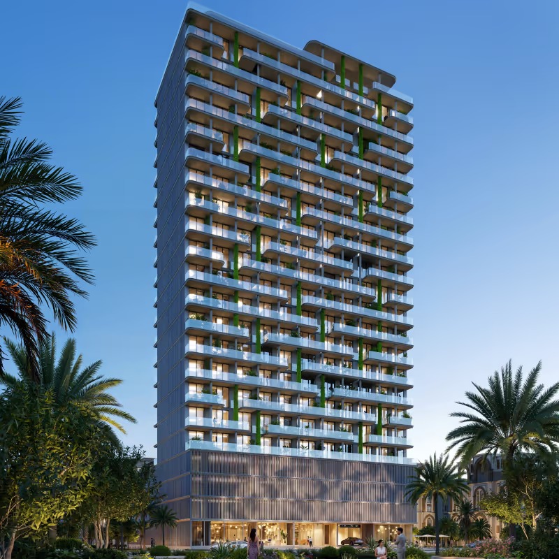2 Bedroom Apartment for Sale | Oakyard Residences JVC | Pool & Park View | Luxury Investment Property