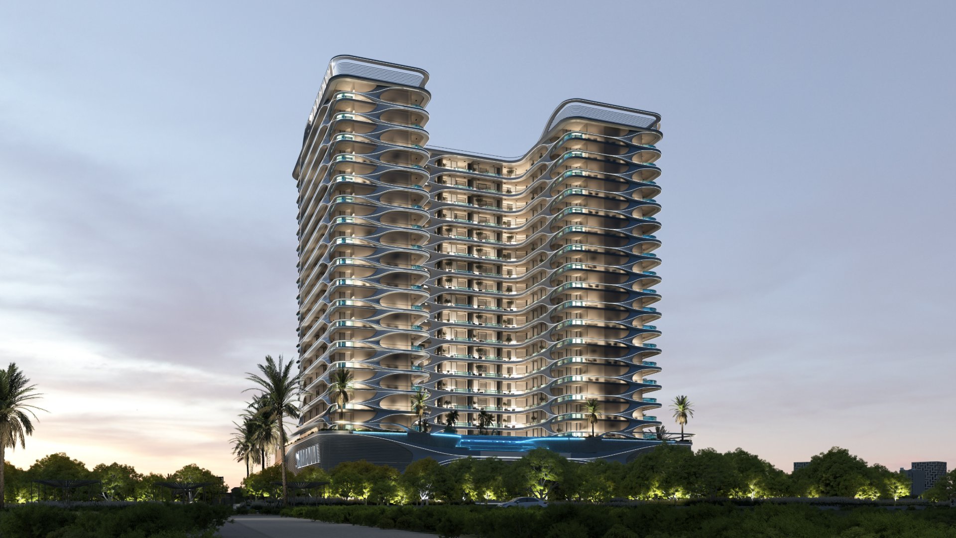 1 Bedroom + Laundry + Pool Apartment for Sale | Boulevard Heights by Samana Developers | Dubailand Residence Complex | Community View | High ROI